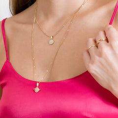 D Saturn Circonias Cristal