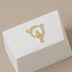 C Crucero con Circonias 1.8 Cms Cristal