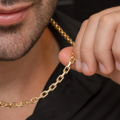 C Aros Diamantada Gruesa 65 Cm