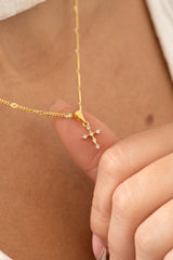 D Cruz 6 Circonias Cristal 1.1 cms Ed. Especial