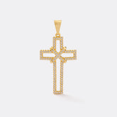 D Cruz Silueta circonias 3.5 cms