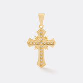 D Cruz Sagrada Circonias Cristal