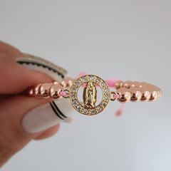 H Guadalupe Con Circonias CRISTAL