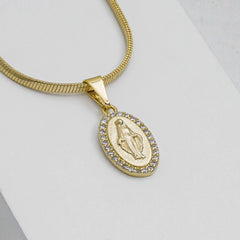 D Milagrosa con circonias cristal