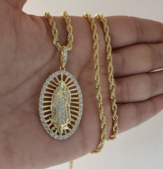 D Virgen Guadalupe Swarovski