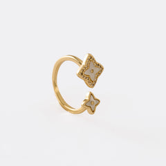 Anillo Double Lottus Ajustable