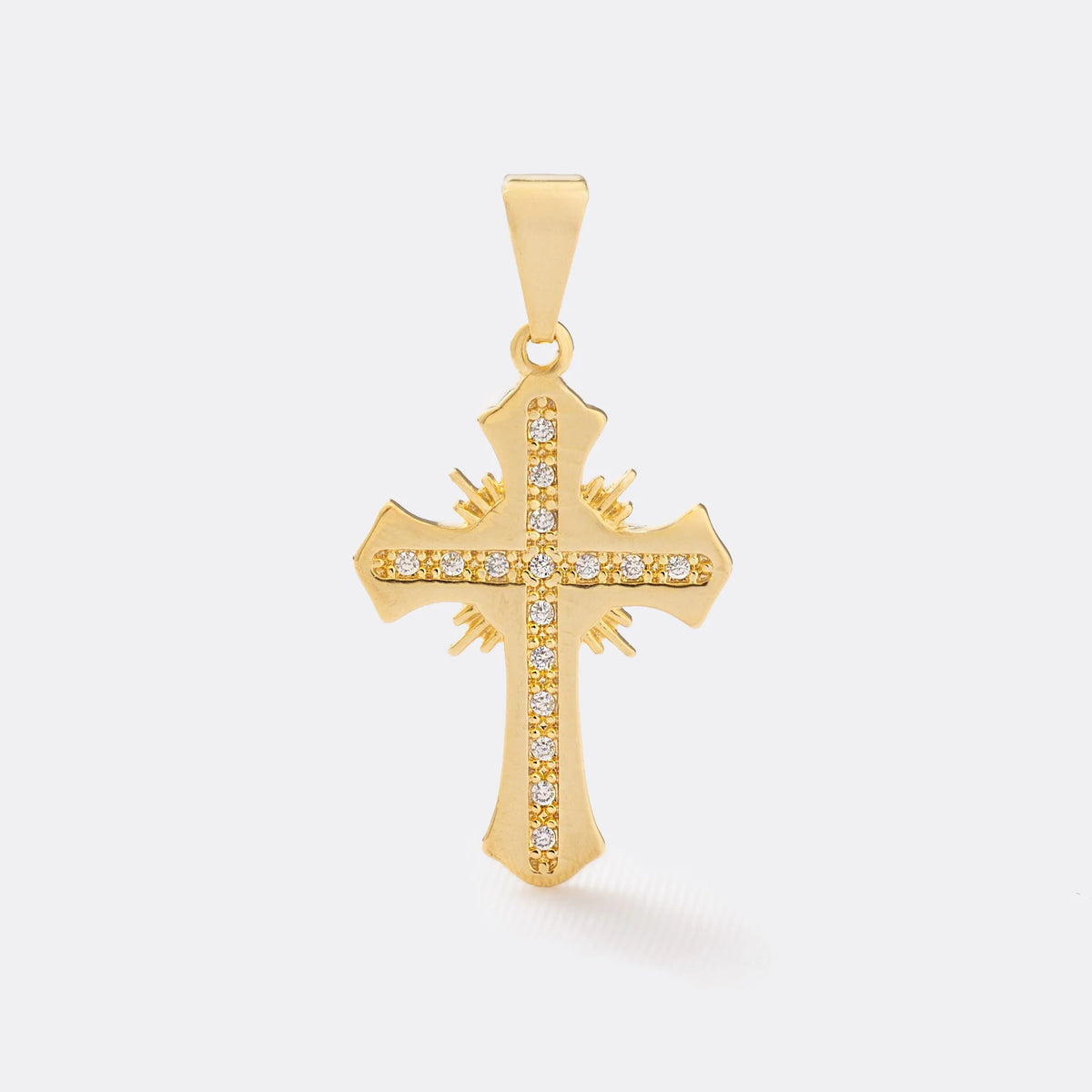 D Cruz Sagrada Circonias Cristal