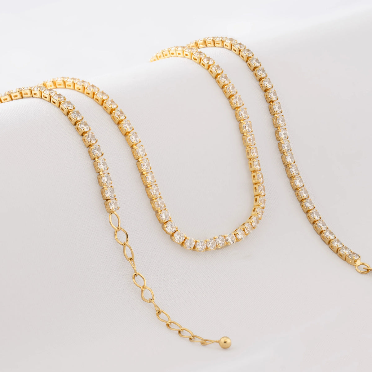 C Circonias Unisex 45 Cms Cristal