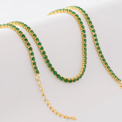 C Circonias Unisex 45 Cms Verde